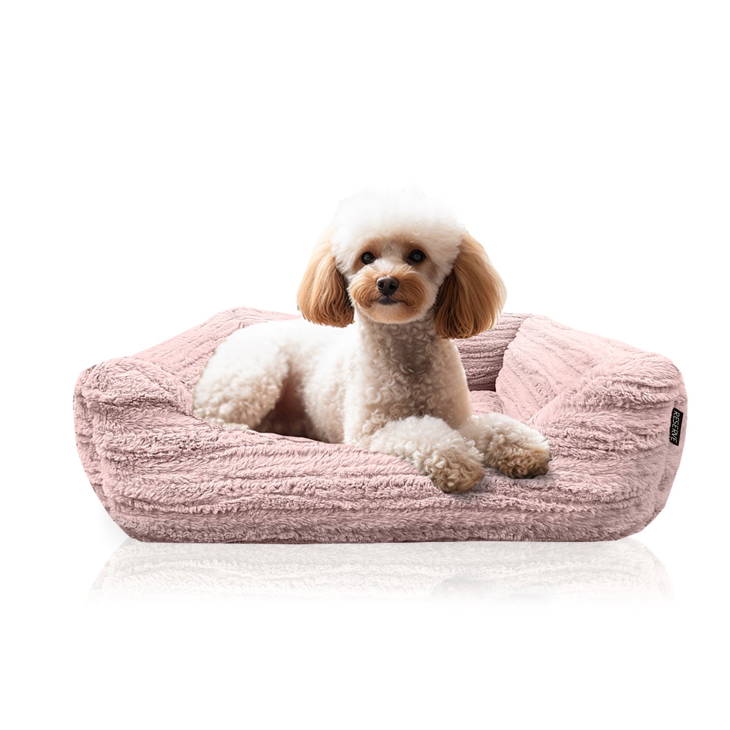 Reserve Jacquard Cuddler Ultra Soft Elegant Pet Bed for Dogs Cats Designed for Comfort and Durability