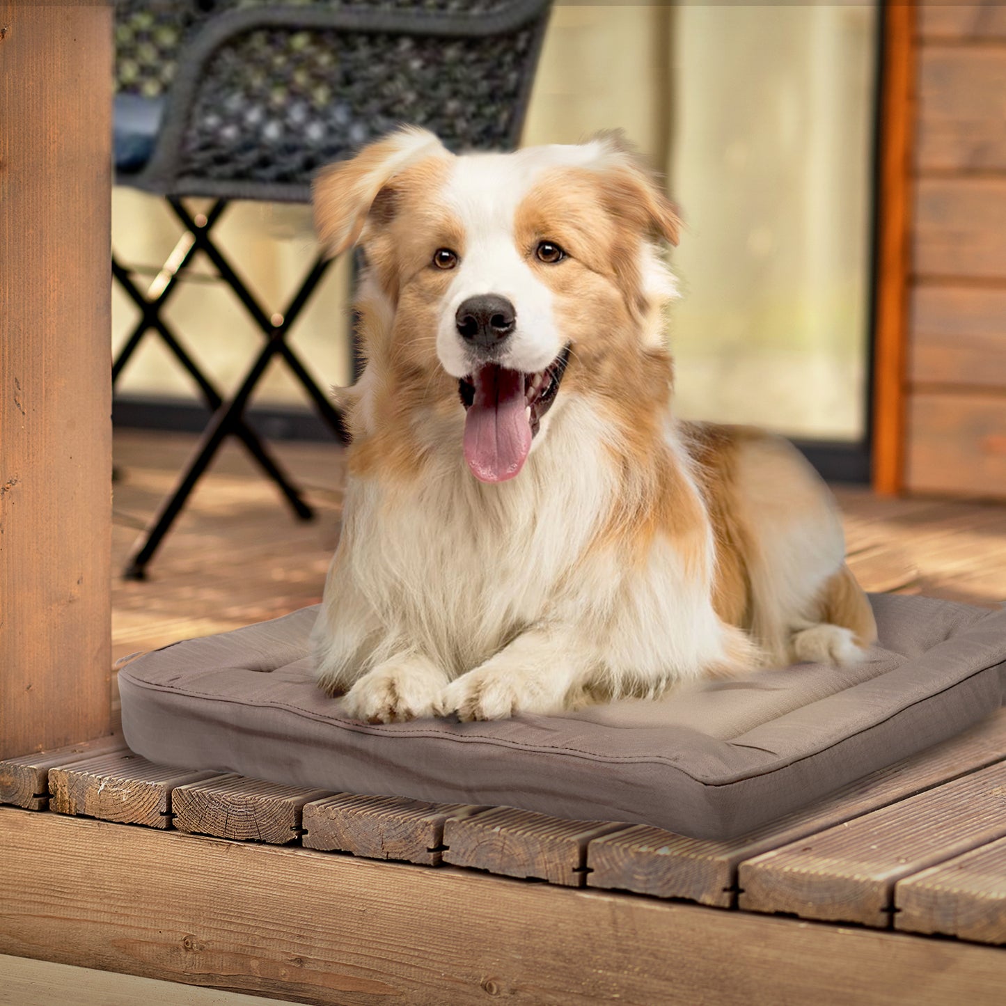 Restology Orthopedic Pet Bed Crate Pad, Waterproof Sleeping Mats For Small Medium Dogs and Cats