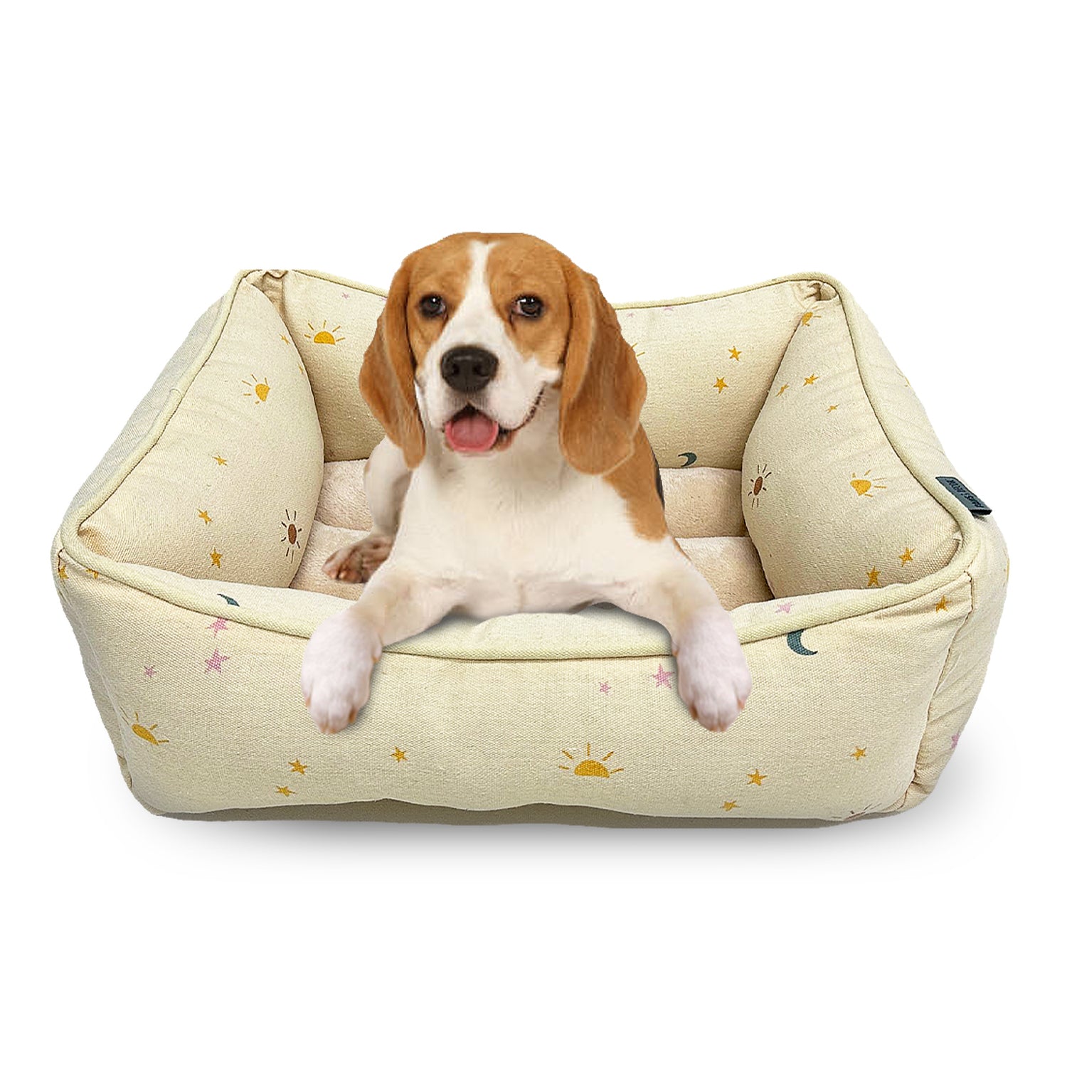 Paws and Decor Celestial Cuddler Ultra Plush Comfort Printed Pet Bed for Dogs and Cats Cozy Durable and Luxurious Sleep Space with Stellar