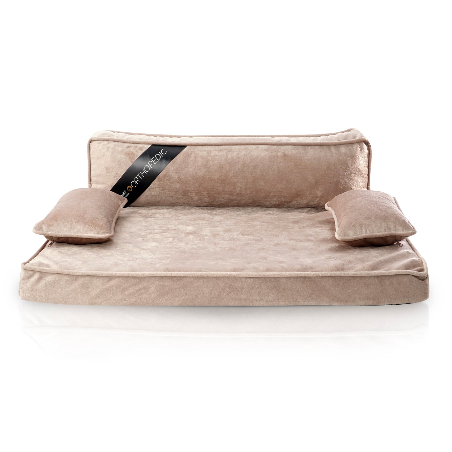 Precious Tails Orthopedic Pet Bed - Stylish Beds for Cats and Dogs,  Modern Sofa Couch for Small-Medium Dog