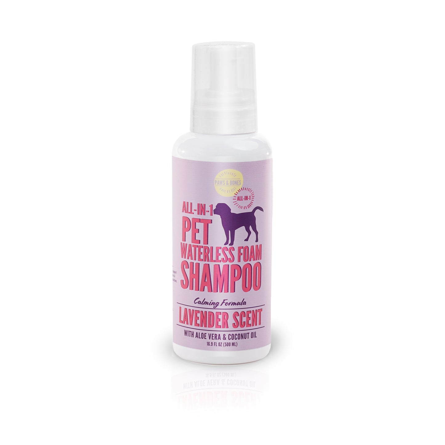 Precious Tails 2-in-1 Calming Waterless Foam Shampoo Cleanser for Pet Grooming, Cleanse, Moisturizes, Detangles, Rinse Free