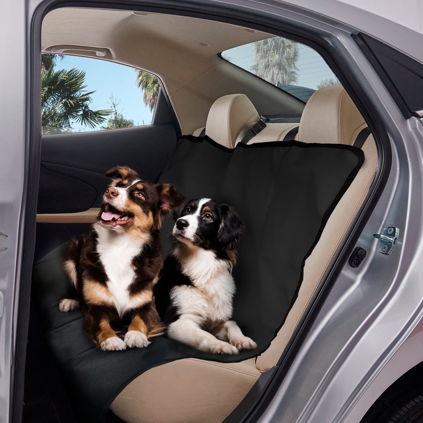Co-Pilot Waterproof Dog Seat Cover for Back Seat - Pet Car Cover  - Nonslip Bench Protector for Dogs