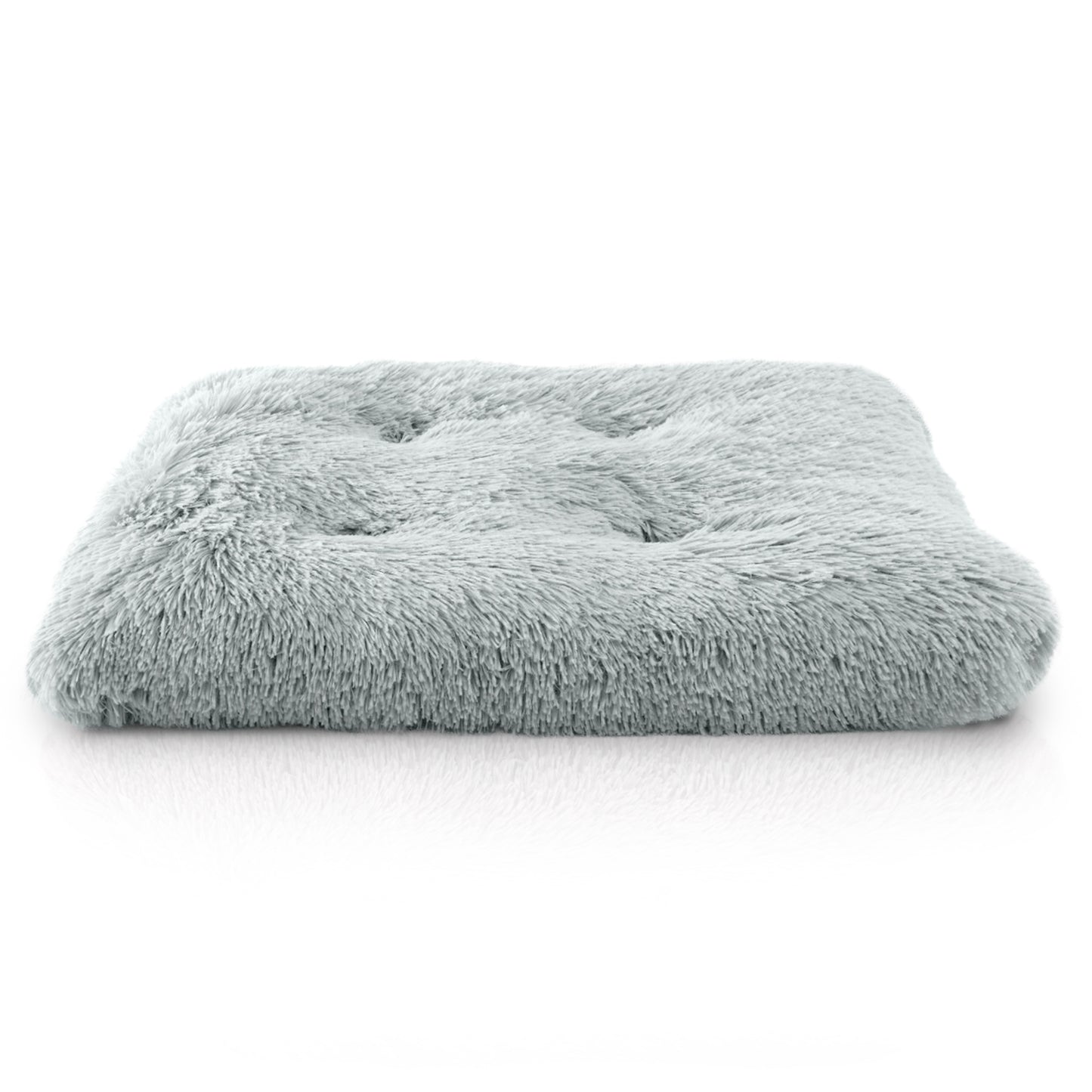 Details Pet Bed Mat, Tufted Plush Eyelash Faux Fur Calming Blanket Carpet Rug Mattress for Cats and Dogs