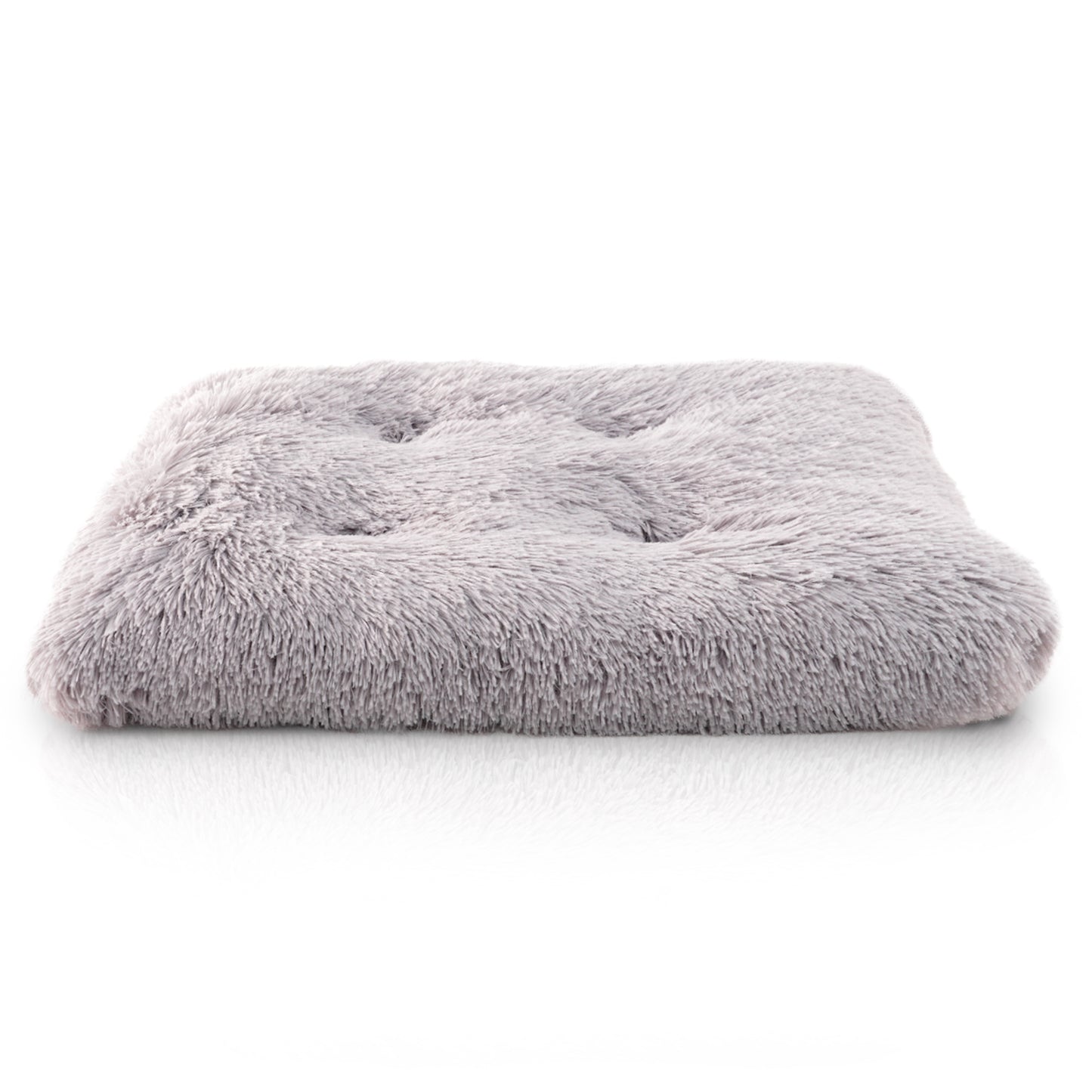Details Pet Bed Mat, Tufted Plush Eyelash Faux Fur Calming Blanket Carpet Rug Mattress for Cats and Dogs