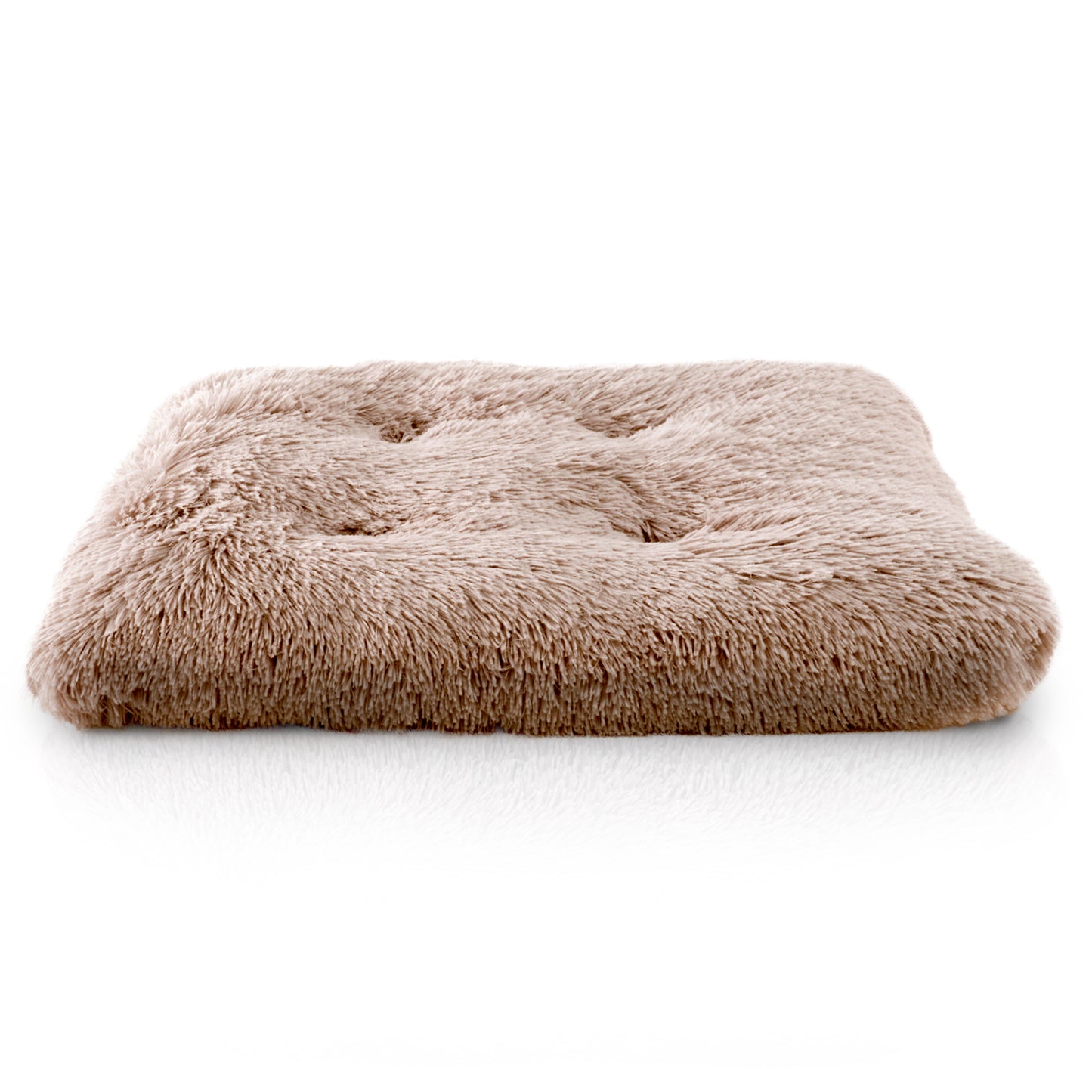 Details Pet Bed Mat, Tufted Plush Eyelash Faux Fur Calming Blanket Carpet Rug Mattress for Cats and Dogs