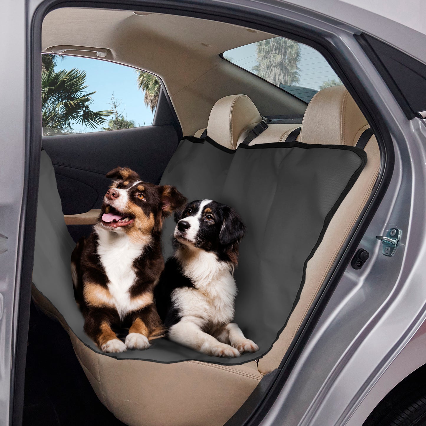 Co-Pilot Dog Car Seat Cover - Pet Hammock for Back Seat, 100% Waterproof, Durable