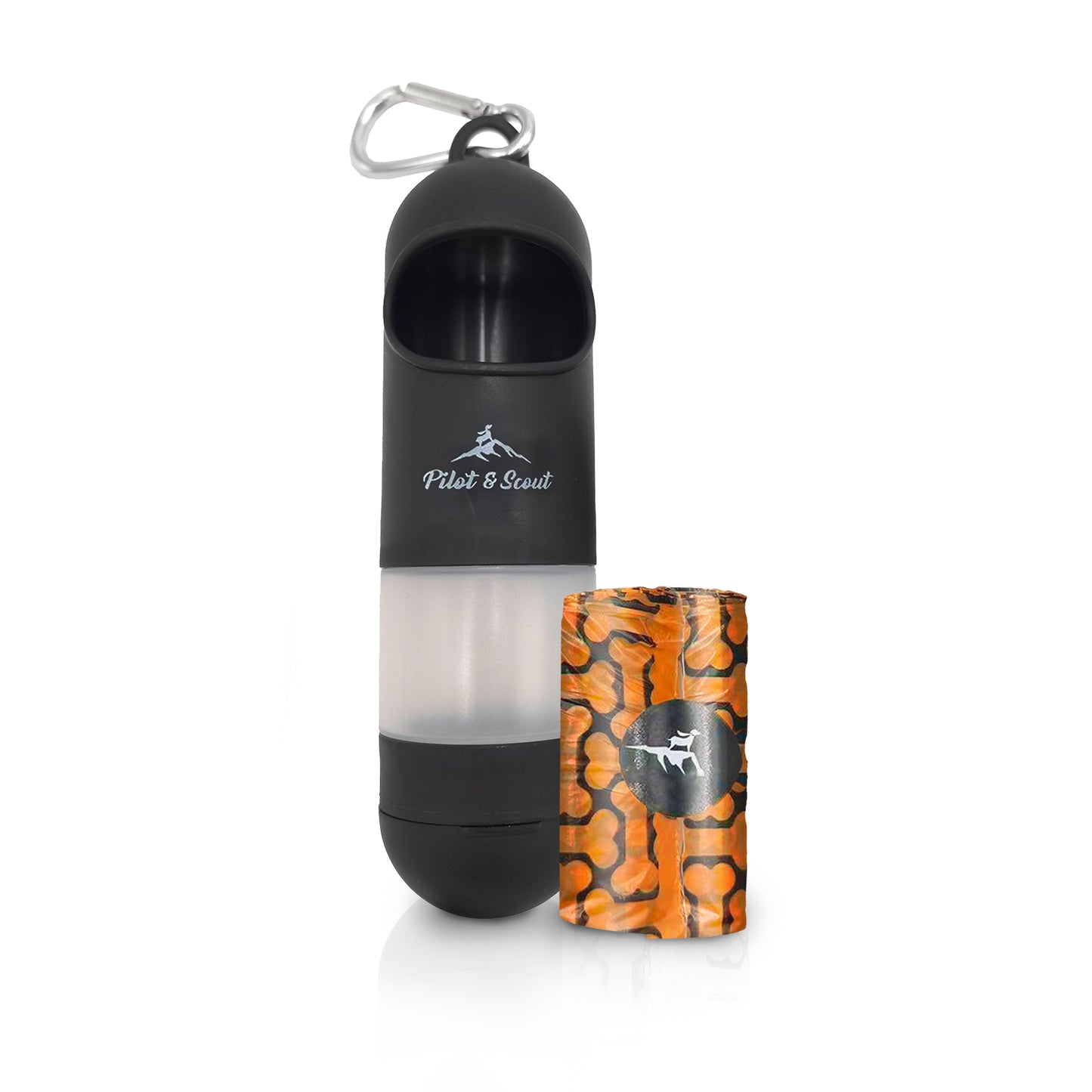 Pilot & Scout Sani N Bag Dog Waste Bag Dispenser, with Built-In Hand Sanitizer Compartment