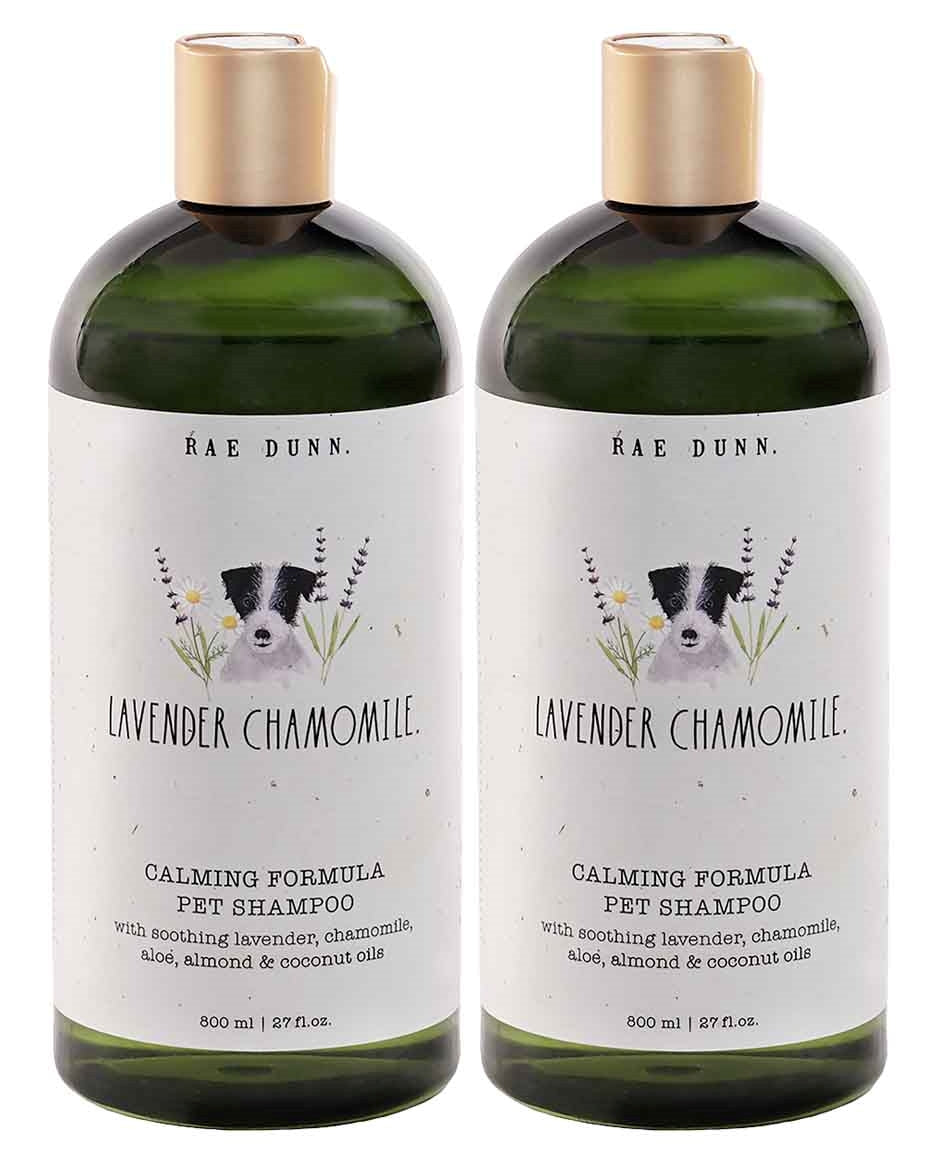 Rae Dunn 2-Pack Pet Shampoo with Aloe & Coconut Oil, 800ml